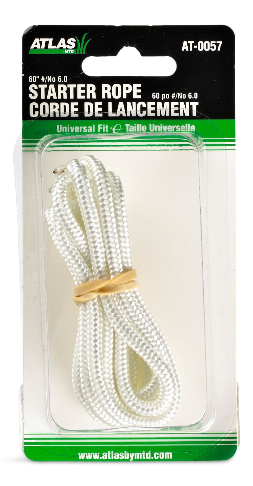 Lawn Mower Replacement Starter Cord/Rope, 60-in x 1/4-in Nylon