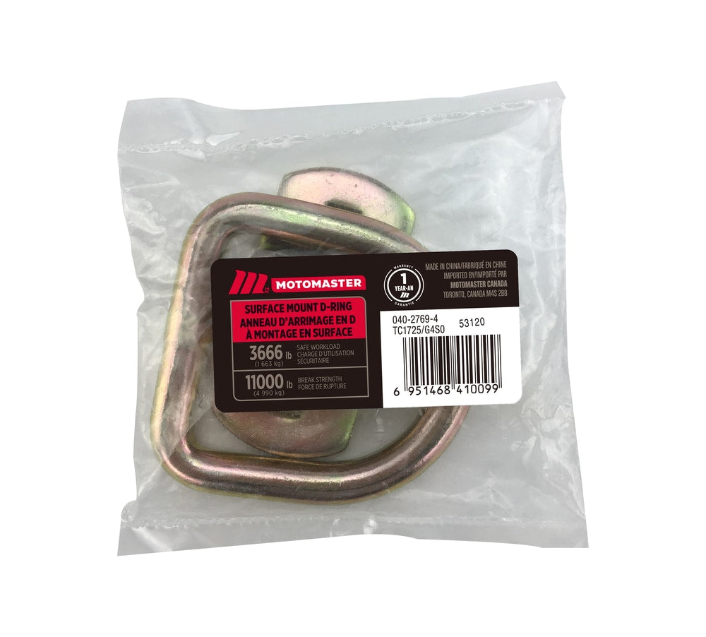 11,000-lb Medium Duty D-Ring, Surface Mountable