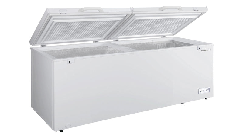 21 Cu. ft. Chest Freezer, Double Doors, HZ9212, White J8082