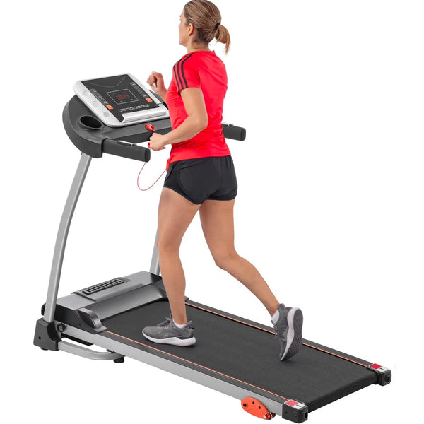 Ambifirner Easy Folding Treadmill with Adjustable Incline, Wide Running Deck, Foldable Design, Digital Monitor Mini Treadmill for Home Office P2351