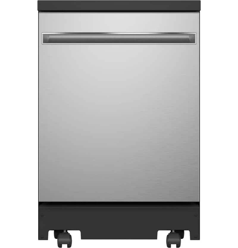 GE 24 Stainless Steel Portable Dishwasher With Sanitize Cycle F4260