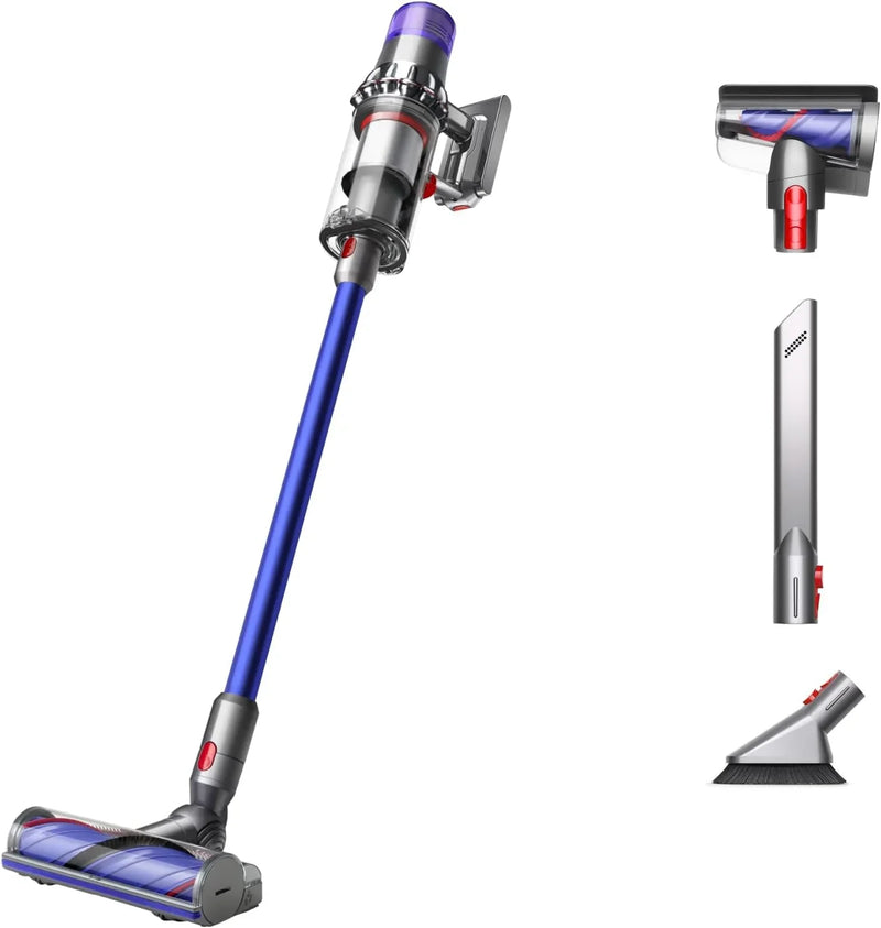 V11 Origin Cordless Vacuum, Nickel/Blue T0348