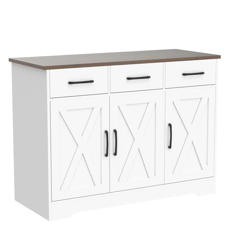 Modern Farmhouse Sideboard Buffet Cabinet O6728