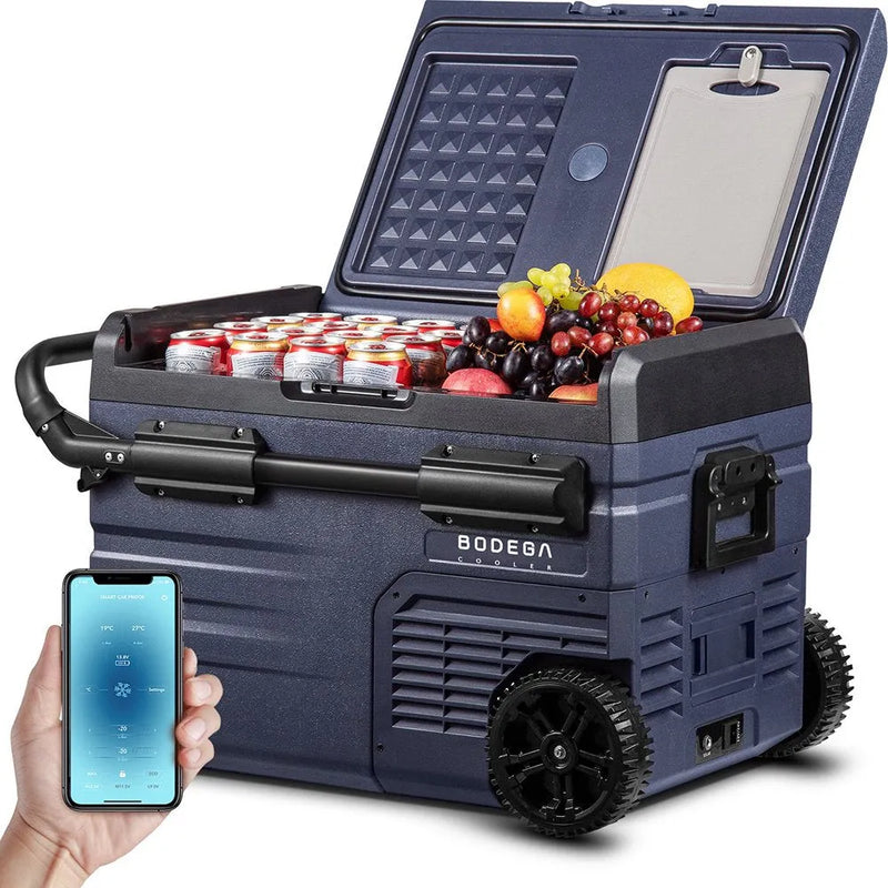 12 Volt 37 Qt. Portable Car Refrigerator, Car Freezer for Outdoor, Camping, Travel, RV,APP Control M2353