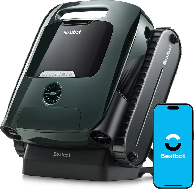 Beatbot AquaSense 2 Pro Cordless Pool Vacuum Robot, Unmatched 5-in-1 Cleaning, Surface Parking, Skims Water Surface with APP Control, Water Clarification, for Pools up to 3,875 Sq.ft 锟斤拷 Emerald Green W9776