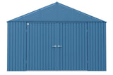 Elite 12x14-ft Blue Grey Corrosion-Resistant Steel Shed
