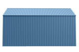 Elite 12x14-ft Blue Grey Corrosion-Resistant Steel Shed