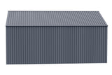 Elite 12x16-ft Anthracite Corrosion-Resistant Steel Storage Shed