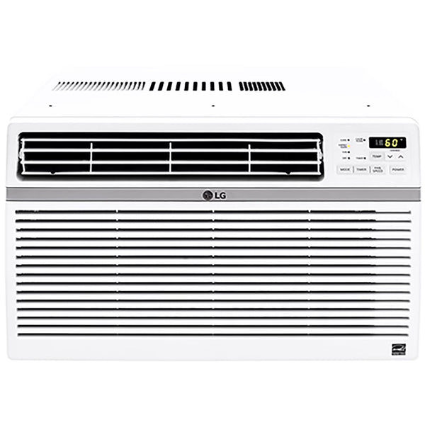 LG 8,000 BTU 340 Sq ft Window Air Conditioner with Remote Control, White, LW8016ER E3281