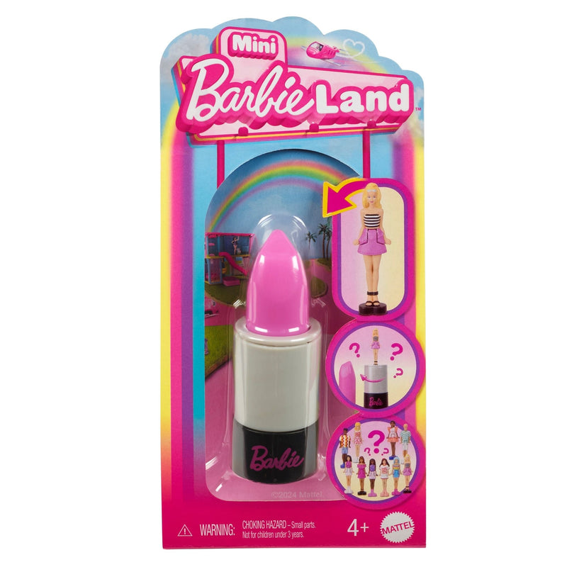 Mini BarbieLand Core Fashionistas Doll, Includes 1.5-in Doll, Ages 4+, Assorted D8410