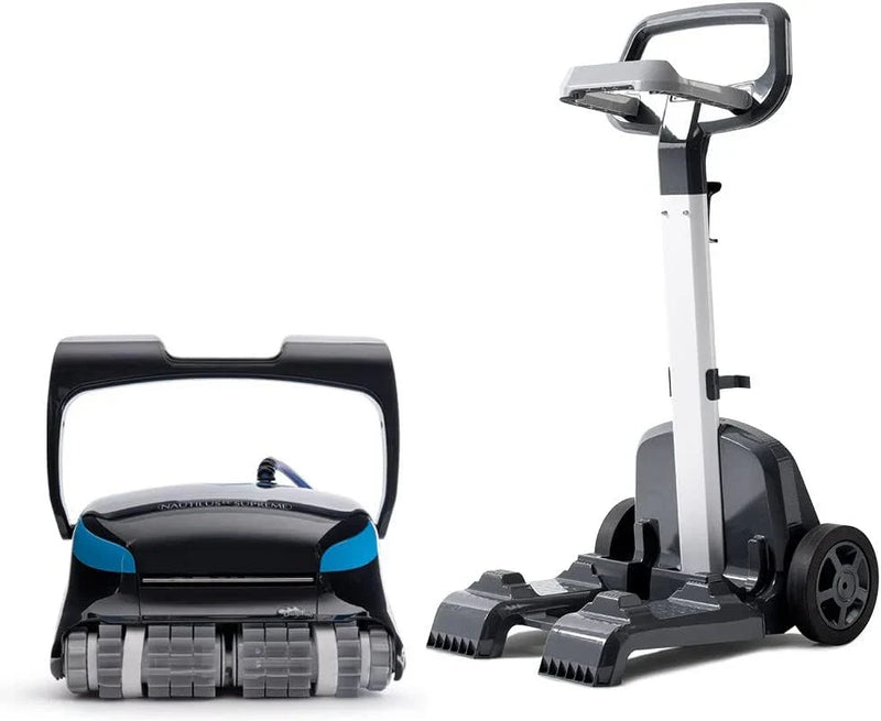 Dolphin Nautilus CC Plus Wi-Fi Automatic Robotic Pool Vacuum Cleaner, Always Cleaning, Never Charging, with Wall Climbing Scrubber Brush, Ideal for In-Ground Pools up to 50 FT in Length Y3211
