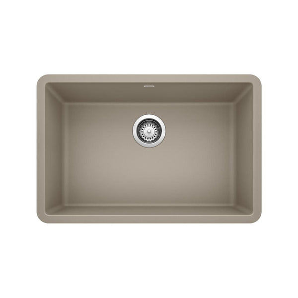 Precis 27-in Single Bowl Undermount Kitchen Sink, Truffle J8615