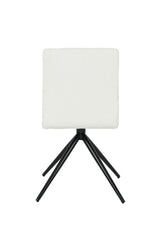 Ethan White Fabric Upholstered Armless Dining Chair, 2-pc