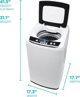 BLACK DECKER 0.9 Cu. Ft. Portable Washing Machine - 5 Wash Cycles