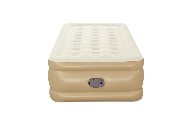 GuestRest Double-High Airbed, Air Mattress with Pump, Twin W9930