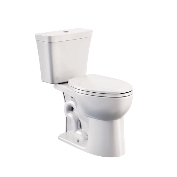 2-Piece Elongated Toilet Bowl with Soft Close, White, 3.8/4.8-L R5285