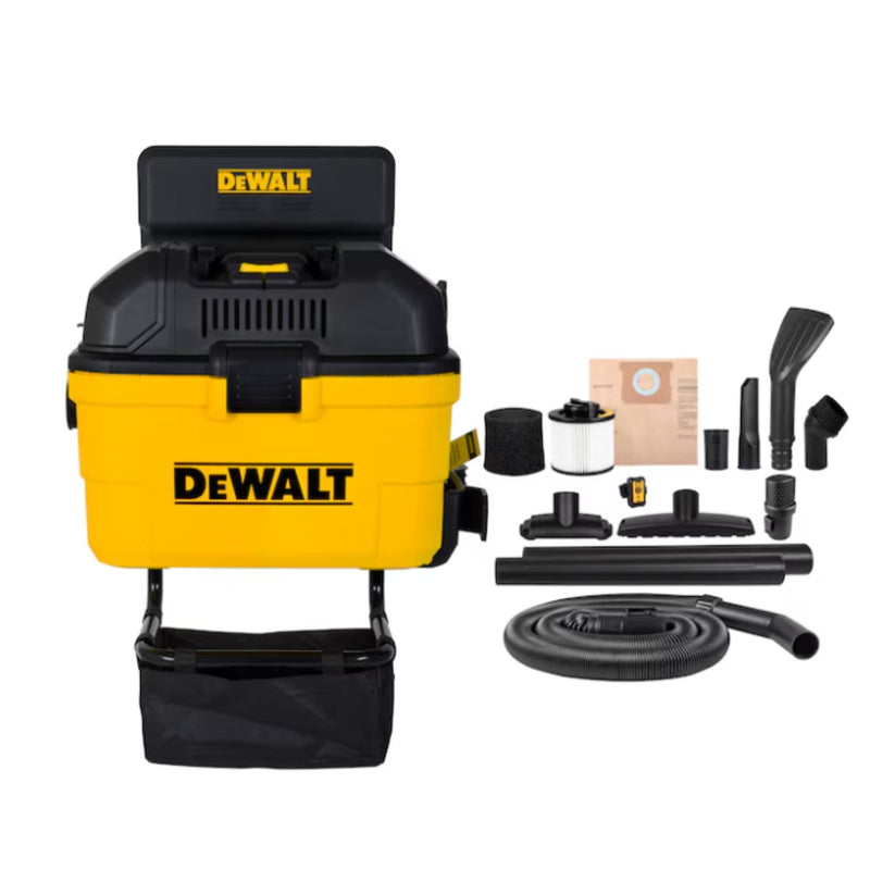 DXV06G Wall-Mount Wet/Dry Vacuum with 5 Peak Horsepower Motor, 23-L L247