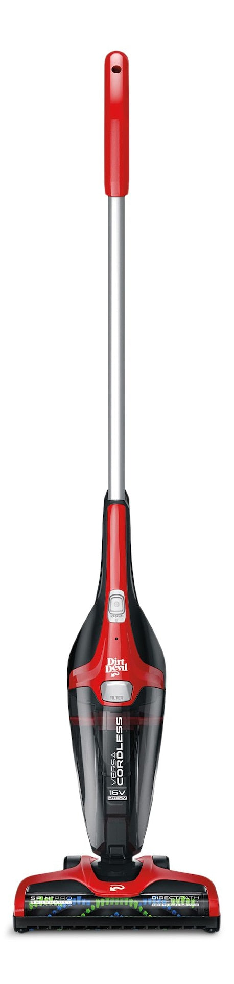 Dirt Devil Versa Cordless Stick Vacuum, Lightweight, Red J9167