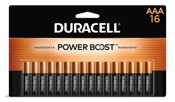 Coppertop AAA Batteries, Alkaline,16-pk O8982