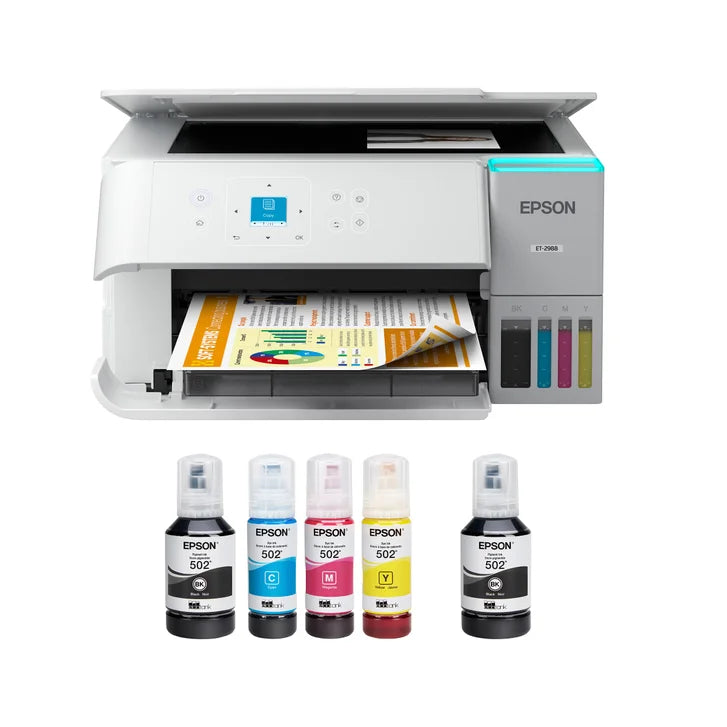 Epson EcoTank ET-2988 All-in-One Colour Supertank Printer with Bonus Black Ink Bottle F4022