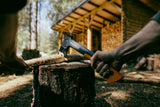 X14 Hatchet with Handle & Sheath, Orange, 14-in