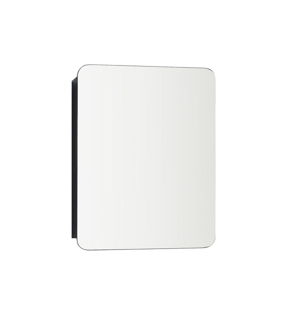 Framed Medicine Cabinet, Black, 20-in x 26-in J5838
