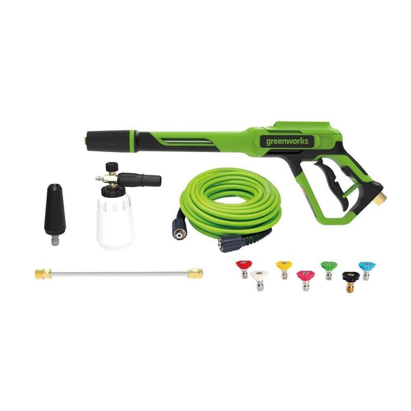 Deluxe Metal Gun & Hose Kit, Includes 7-Piece Nozzle Kit, Turbo Nozzle & Foam Cannon G8523