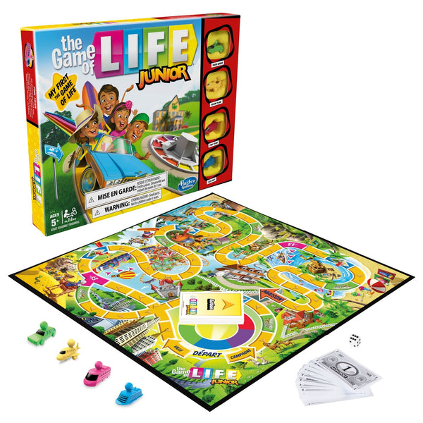 Games The Game Of Life Junior 2-4 Player Board Game, English/French, Ages 5+ Z6761