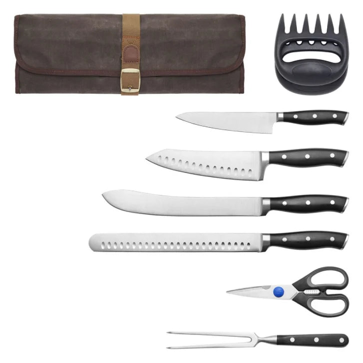 Forged Accent Knife Roll Set, 9-piece O5174