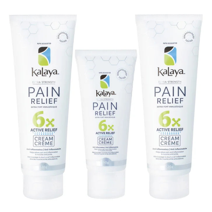 KaLaya 6x Extra Strength Pain Relief Cream, 2 x 120 g + 50 g Z1962