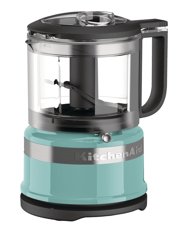 Compact 3.5 Cup Food Chopper/Mini Food Processor with Dishwasher Safe Parts, Aqua Sky C9522