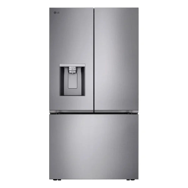 LG 36 in. 24 cu ft. Prime Silver Counter Depth MAX French Door Refrigerator with Ice and Water Dispenser F7166