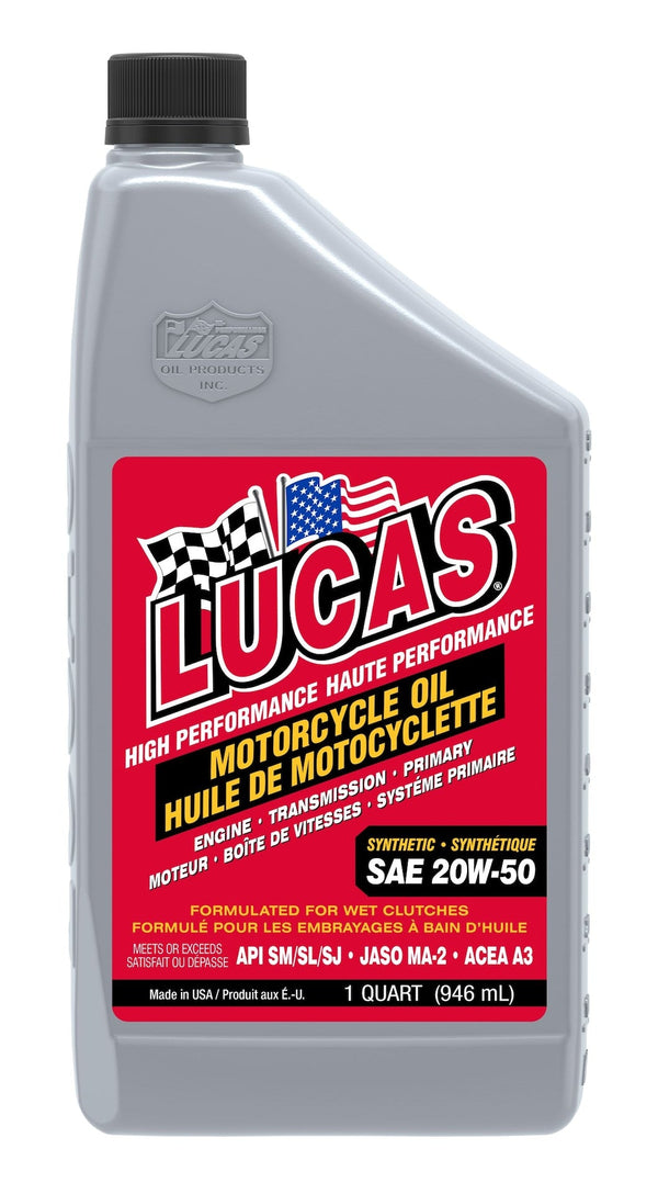Oil High Performance Synthetic Motorcycle Oil SAE, 946-mL N4476