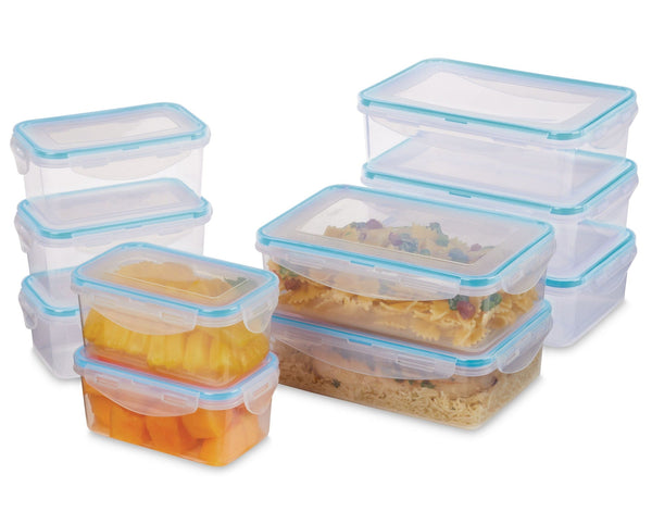 BPA-Free Food Container Container Set with Lids, 10 Count P2230