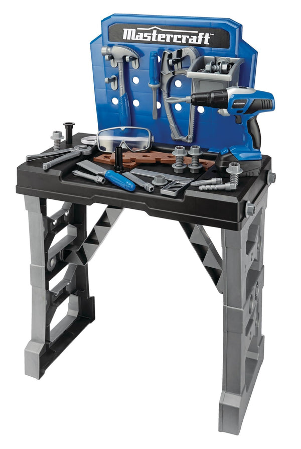 Deluxe Toy Tool & Work Bench withBattery Operated Drill For Kids, Ages 3+ Z2715