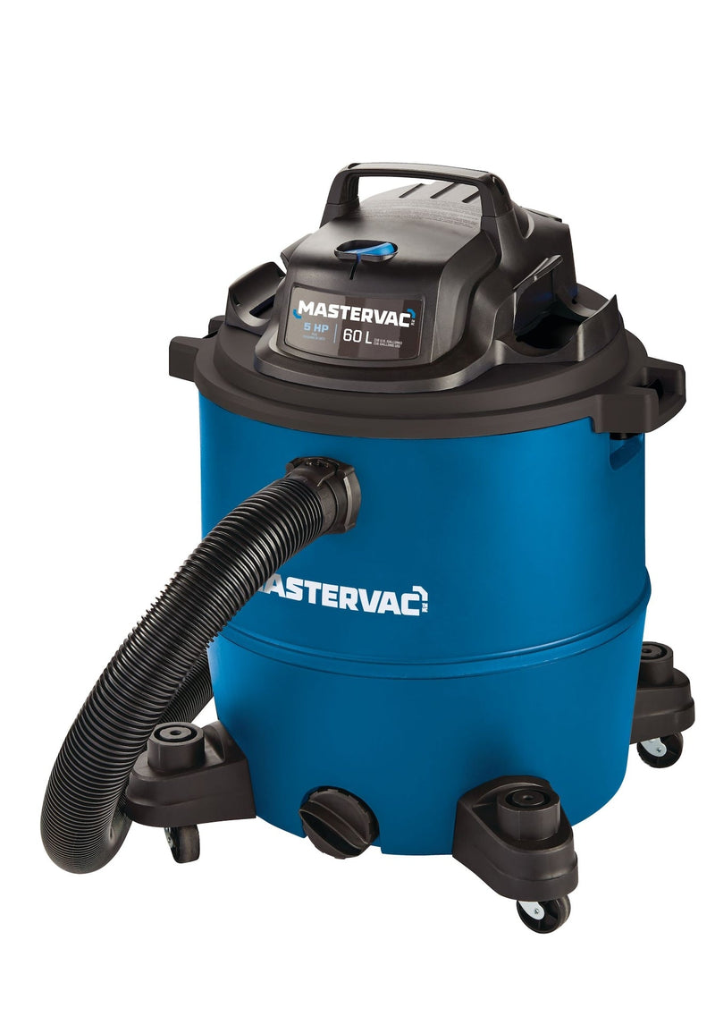 Mastervac VOC1610PF 5.0 Peak HP Wet/Dry Shop Vacuum, 60-L E3032