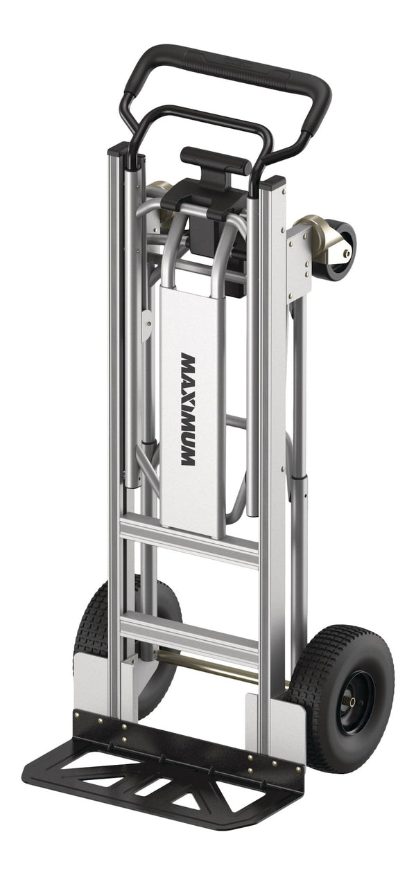 3-in-1 Hybrid Aluminum Hand Truck & Cart, 800 lb & 1000 lb Load Capacity, No Assembly Required M1394