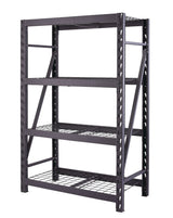 Adjustable 4-Shelf Heavy Duty Steel Metal Storage Rack / Shelving Unit, 48 x 24 x 72-in