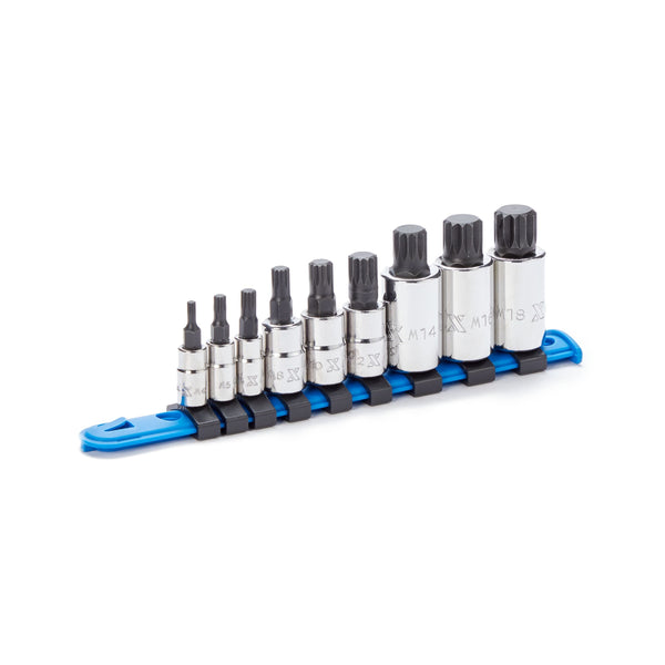 Triple Square Socket Set, Polished Nickel Plating, 9-pc O5454