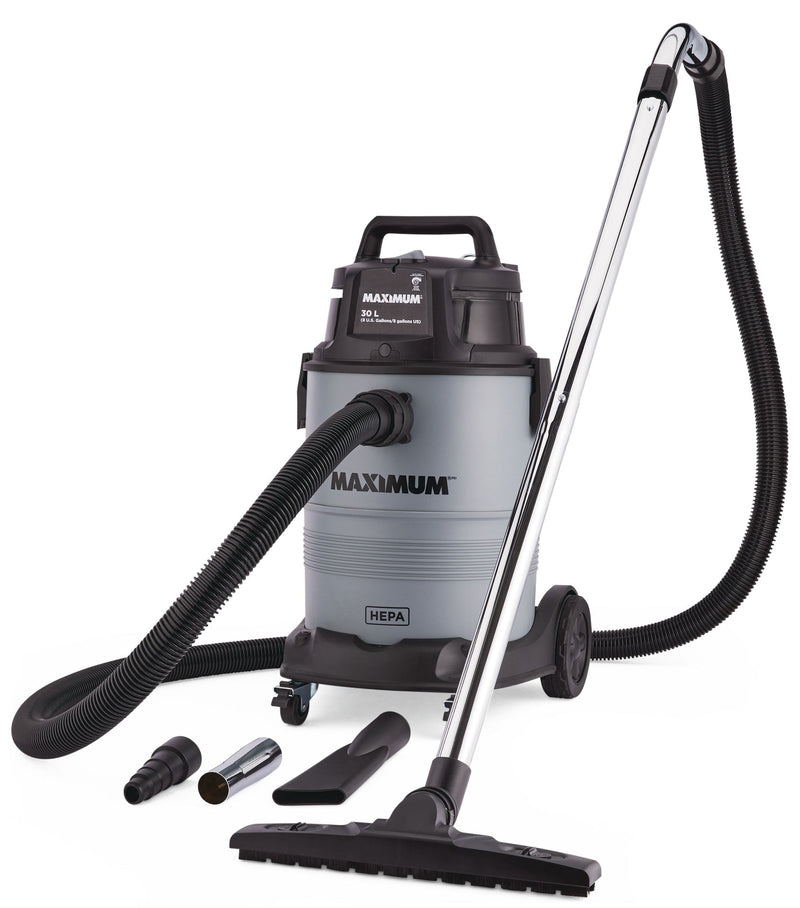 VK811PH HEPA Certified Wet/Dry Shop Vacuum with Hose and Accessories, 30-L Z8377
