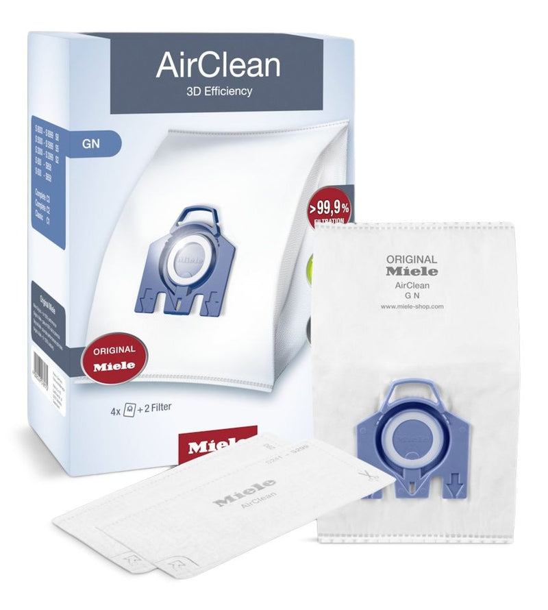 Miele AirClean 3D GN Dust Bags, 4-pk M5545