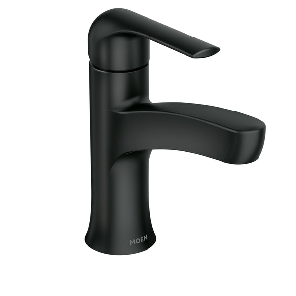 Tilson Single-Handle Matte Black Bathroom Lavatory/Bathroom Sink Faucet W7379