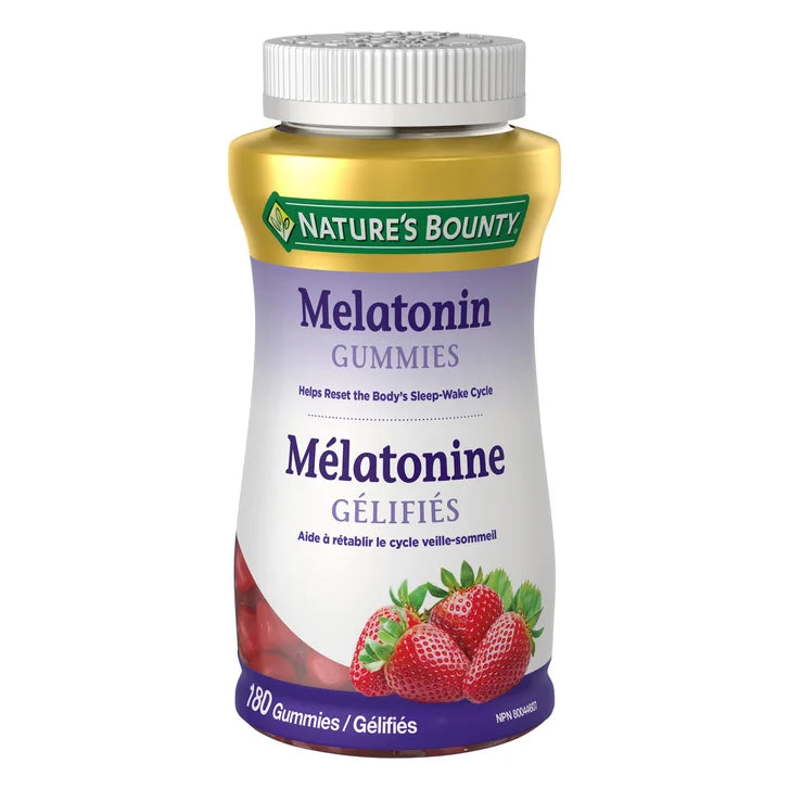 Nature's Bounty Melatonin Gummies, 180 Gummies A1417