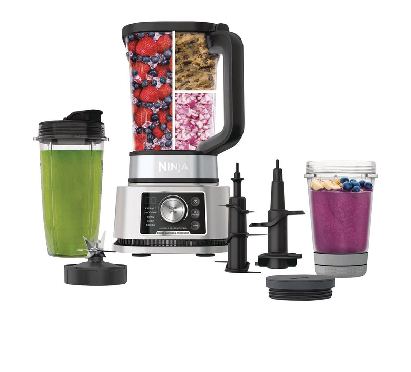 Power Blender & Processor System with Smoothie Bowl Maker & Nutrient Extractor, Silver, 1400W Z5492