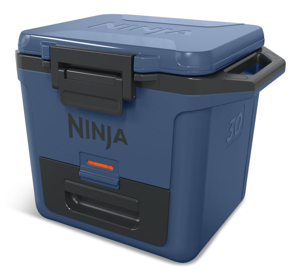 30-Quart Portable Hard Cooler with Drawer, 28-L, Blue E2443