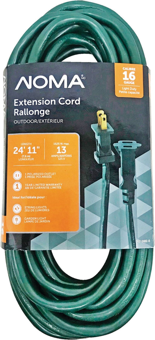 24-ft 11-in 16/2 Outdoor Extension Cord with 1 Outlet, Green B5039