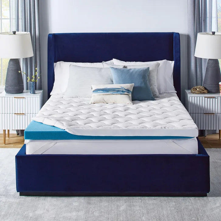 Novaform 3 in. Comfort Grande Plus Advanced Foam Mattress Topper O7836