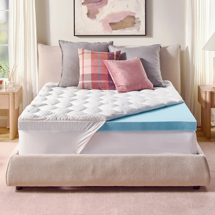 Novaform Pillow Top Plus Gel Memory Foam 4-inch Mattress Topper S2540