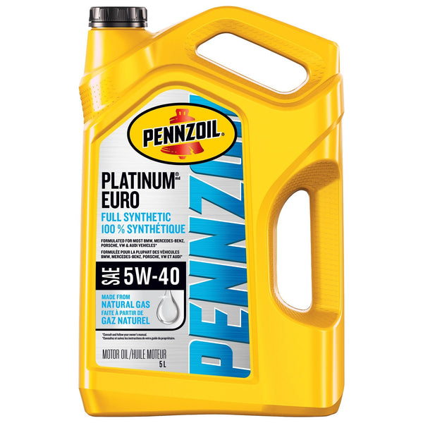 Platinum Euro 5W40 Synthetic Engine/Motor Oil, 5-L W1452