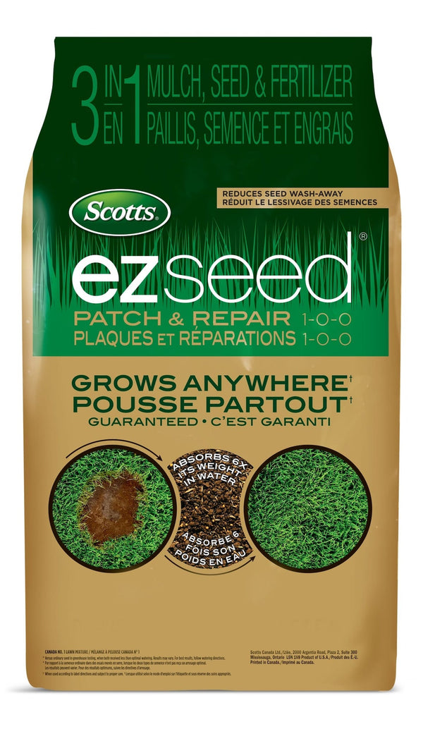 EZ Seed 3-in-1 Patch & Repair Grass Seed & Fertilizer Mix, 1-0-0, 4.5-kg K7760